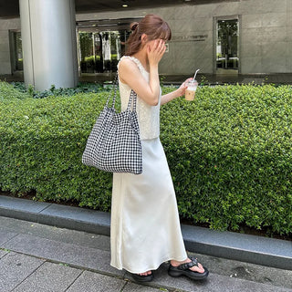 Checkered eco bag