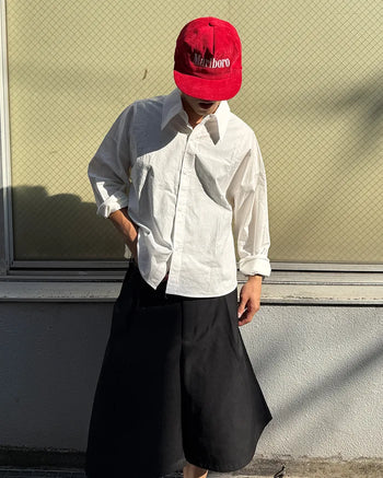Cropped Loose Fit Shirt