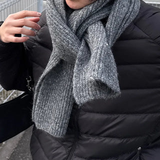 Winter wool scarf
