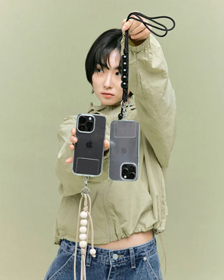 [4th Re-release] (ORIGINAL) Wood Ball Shoulder Strap (black)