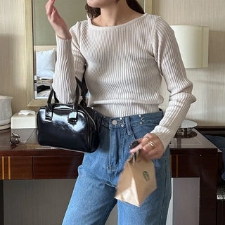 Slim Ribbed Top
