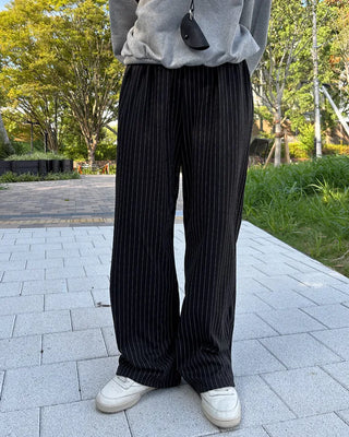 Striped Banding Pants
