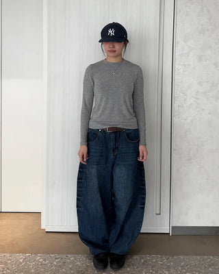Basic long-sleeve T-shirt