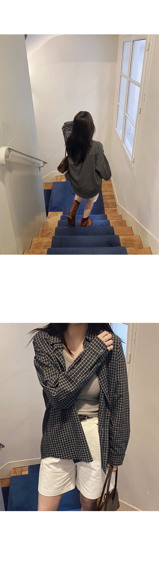 Mute Tone Check Shirt - 2 colors