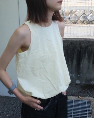 Honey Balloon Sleeveless Blouse