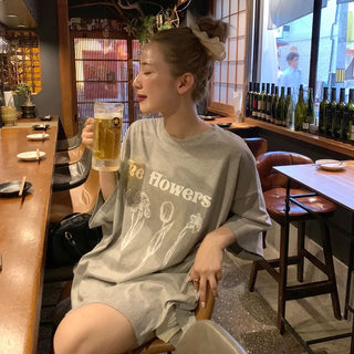 Flower print T-shirt
