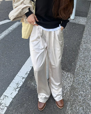 Satin Easy Pants