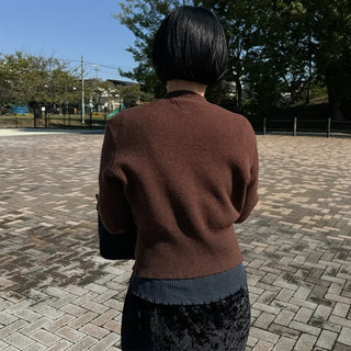 Half-zip knit