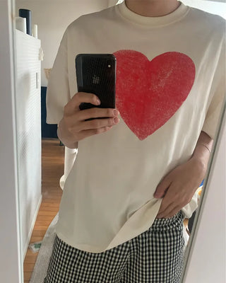 (Unisex) Heart Point Short-Sleeve T-Shirt
