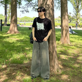 (Unisex) Rock Print T-Shirt