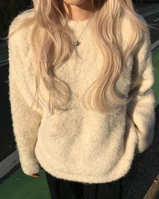 Boucle Round Knit