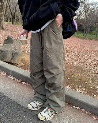Nylon Parachute Pants