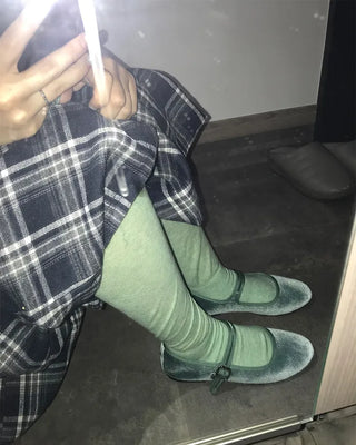 See-through color socks