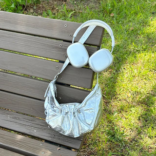 Shirring Half Circle Bag
