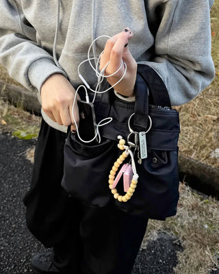 [7th Re-release] (ORIGINAL) Cord Knot Wood Keyring (natural)