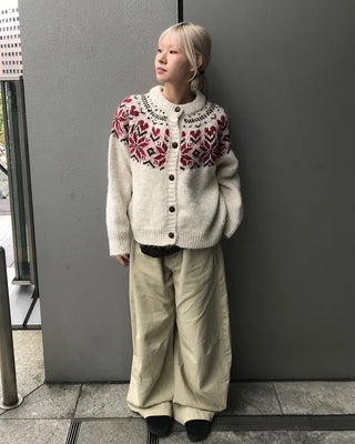 Balloon Cotton Wide Pants