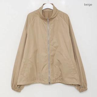 (Unisex) 2-way String Check Blouson