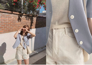 Natural Cream Cotton Shorts - 4 sizes