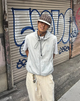 Check Strap Camp Cap