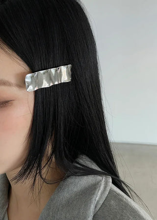 2 type silver hair pin