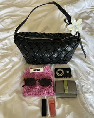 Weaving shoulder bag