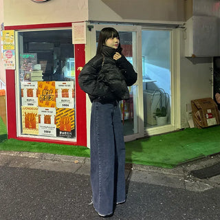 Maxi Wide Denim Pants