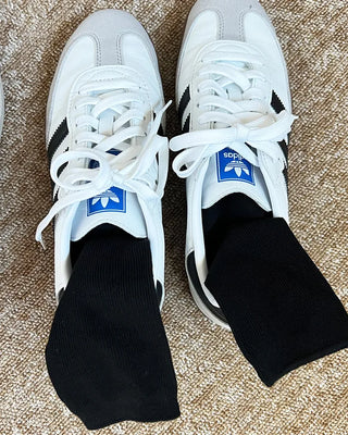 Warm-colored simple socks