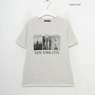 New York print T-shirt