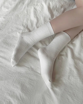 Ribbed socks