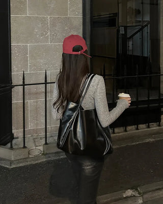 Basic Big Shoulder Bag