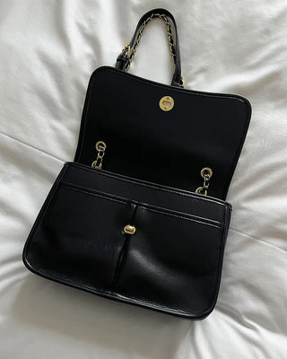 Square chain shoulder bag
