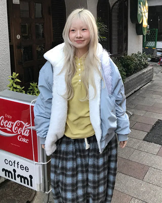 Reversible fur jacket