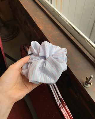 Striped hair scrunchie
