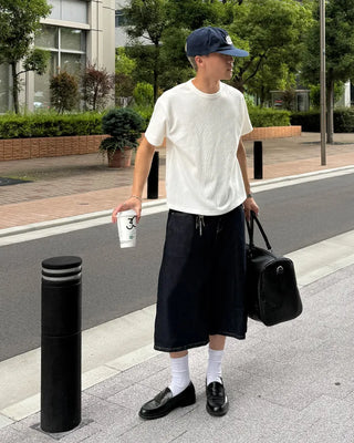 Selvedge Bermuda shorts