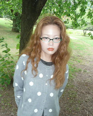Colored oval glasses