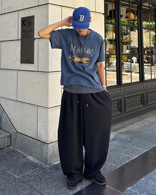 Double Pintuck Balloon Slacks