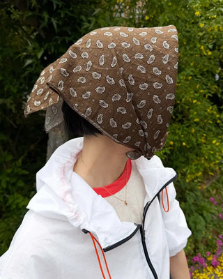 Patterned print scarf