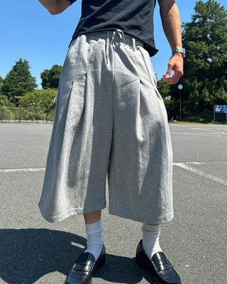 Sweat Bermuda shorts with belt loops