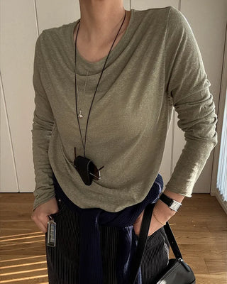 Boat neck daily t-shirt