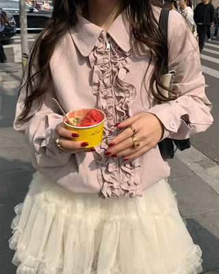 Front frill jacket