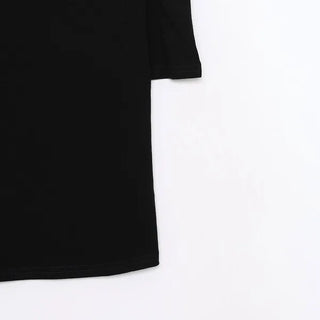 Shirred open shoulder T-shirt