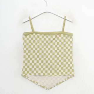 Checked camisole