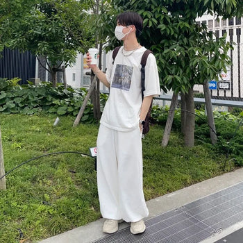 Wide jogger pants