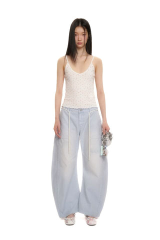 [moromoro2] Floral Print Cami Top