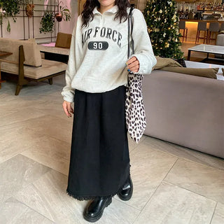 Half-zip sweatshirt