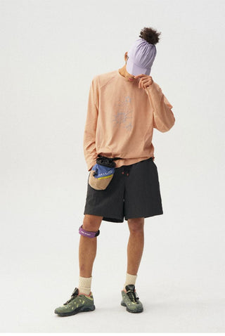 [Monterest] Waffle Knit Quick-Dry Long Sleeve Tee