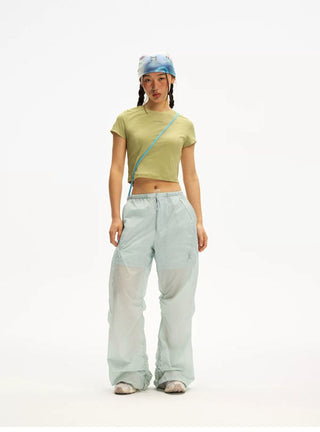 [Monterest] Quick-Dry Slim Fit Cropped Sports Tee
