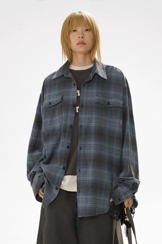 MASONPRINCE Washed Plaid Shirt