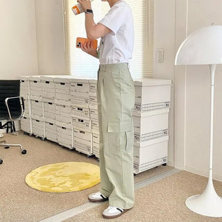 Cargo wide pants