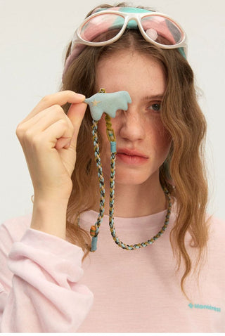 [Monterest] 3D Printed Flocked Horse Pendant Necklace